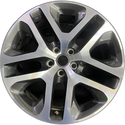 20" DEFENDER 20-24 20x8.5, 5 spoke, double spoke Original OEM Wheel Rim - Front View