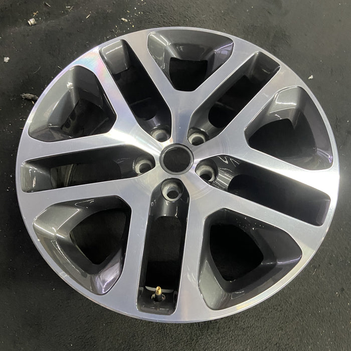 20" DEFENDER 20-24 20x8.5, 5 spoke, double spoke Original OEM Wheel Rim - Side Profile