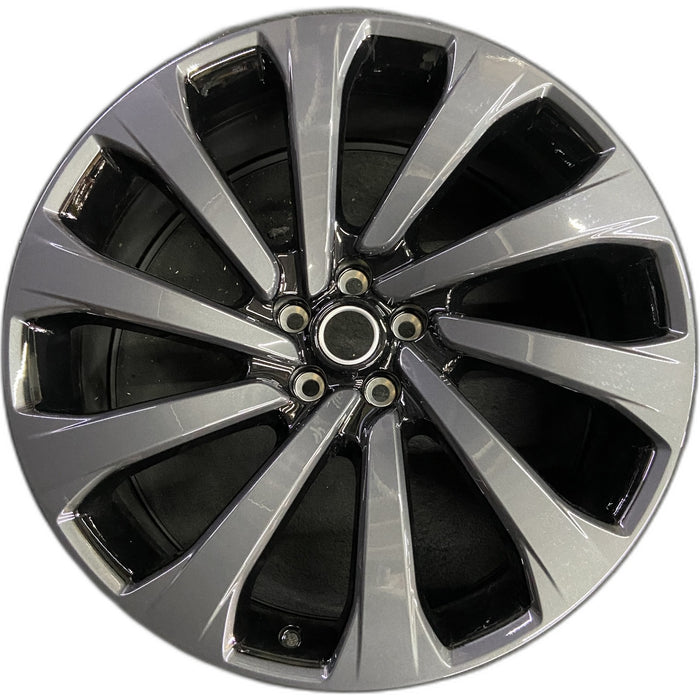 23" RANGE ROVER 22 , 23x9.5, 10 spoke, Y spoke Original OEM Wheel Rim - Front View