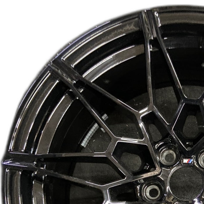 19" BMW M3 21-24 19x9.5 10 spoke diamd spoke w/o machined face Original OEM - Angle View