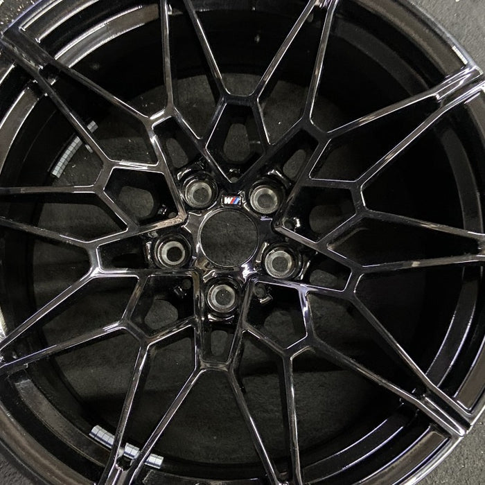 19" BMW M3 21-24 19x9.5 10 spoke diamd spoke w/o machined face Original OEM Wheel Rim