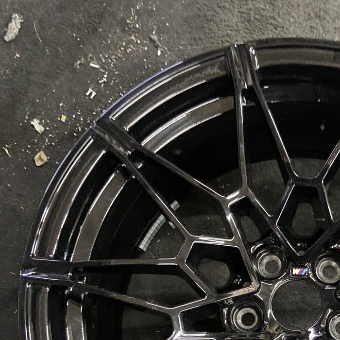 19" BMW M3 21-24 19x9.5 10 spoke diamd spoke w/o machined face Original OEM Wheel Rim