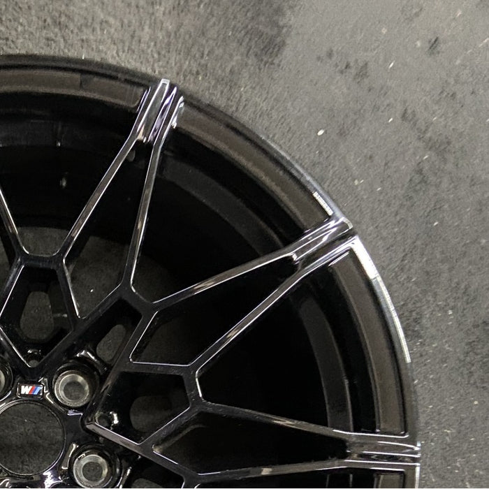 19" BMW M3 21-24 19x9.5 10 spoke diamd spoke w/o machined face Original OEM Wheel Rim