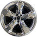 20" CHALLENGER 11-12 20x8, , chrome clad, lug nut centered between spokes - Front View
