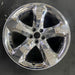 20" CHALLENGER 11-12 20x8, , chrome clad, lug nut centered between spokes - Angle View