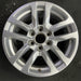 18" SIERRA 1500 PICKUP 19 , 18x8.5, 10 spoke, silver Original OEM Wheel Rim - Angle View