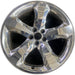 20" CHALLENGER 11-12 20x8, , chrome clad, lug nut centered between spokes - Front View