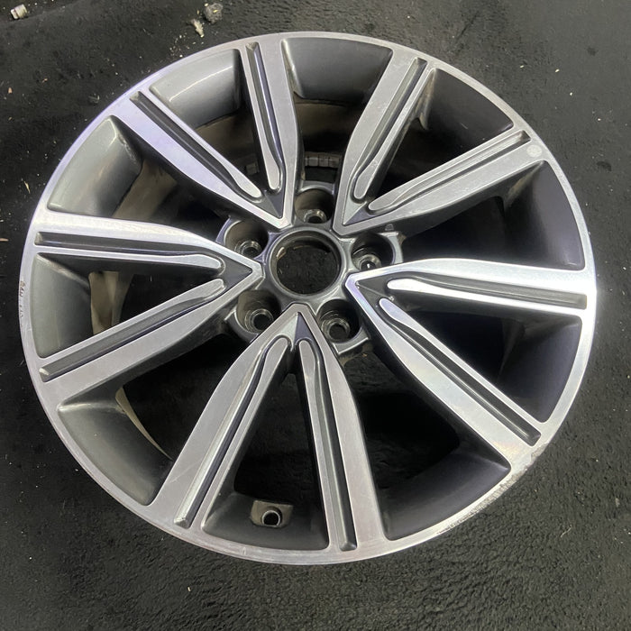 17" OPTIMA 19 17x7 , 10 spoke Original OEM Wheel Rim - Side Profile