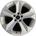 19" BMW X6 08-09 19x9 , front , 5 spoke, wide groove spoke Original OEM Wheel - Front View