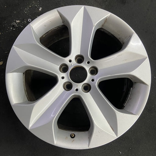 19" BMW X6 08-09 19x9 , front , 5 spoke, wide groove spoke Original OEM Wheel - Angle View
