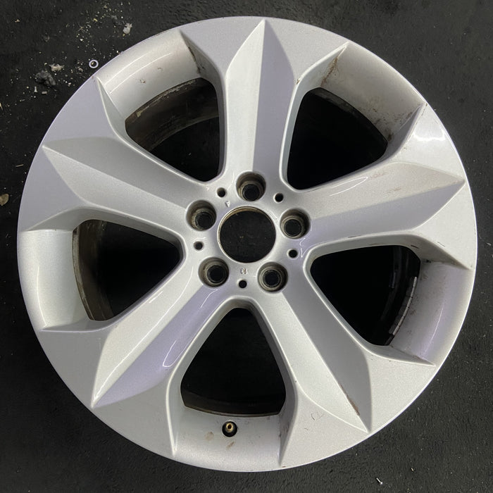19" BMW X6 08-09 19x9 , front , 5 spoke, wide groove spoke Original OEM Wheel - Angle View