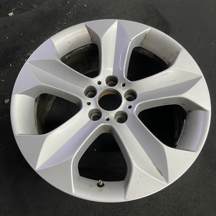 19" BMW X6 08-09 19x9 , front , 5 spoke, wide groove spoke Original OEM Wheel - Side Profile