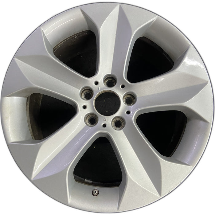 19" BMW X6 08-09 19x9 , front , 5 spoke, wide groove spoke Original OEM Wheel - Front View