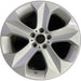 19" BMW X6 08-09 19x9 , front , 5 spoke, wide groove spoke Original OEM Wheel - Front View