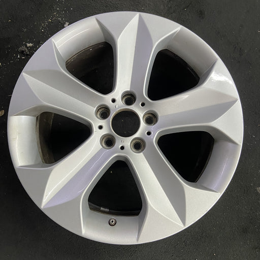 19" BMW X6 08-09 19x9 , front , 5 spoke, wide groove spoke Original OEM Wheel - Angle View