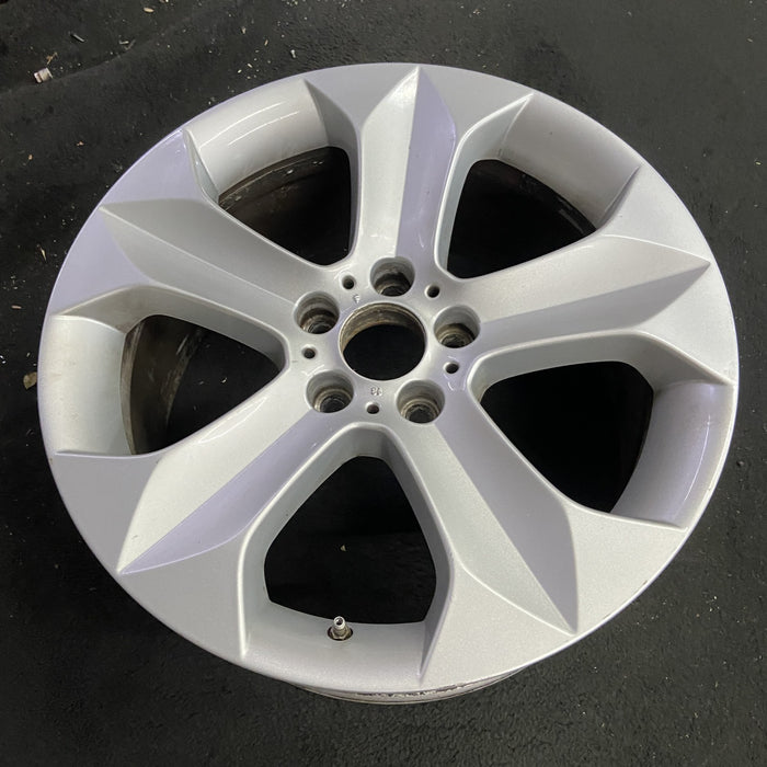 19" BMW X6 08-09 19x9 , front , 5 spoke, wide groove spoke Original OEM Wheel - Side Profile