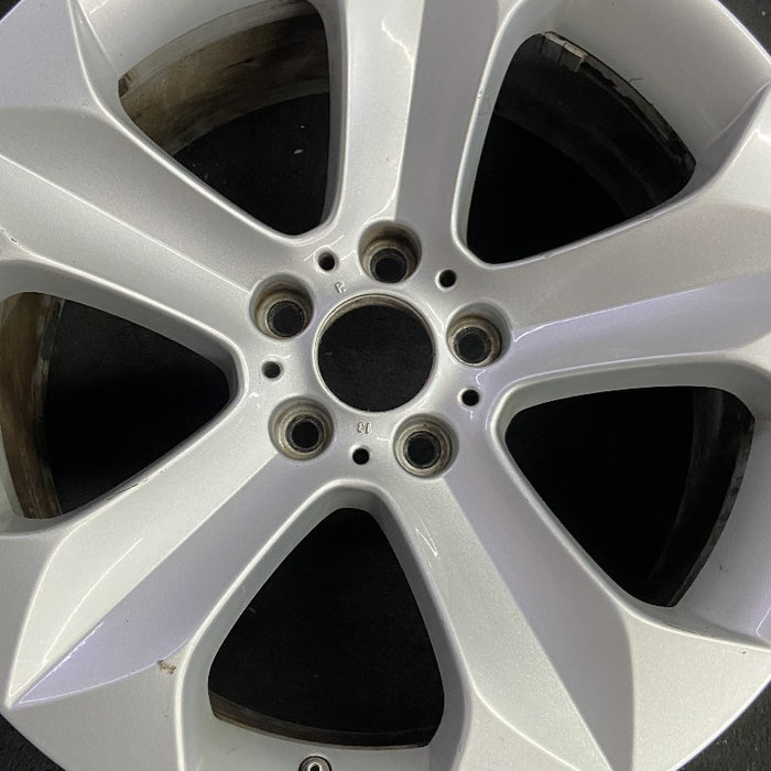 19" BMW X6 08-09 19x9 , rear , , wide groove spoke Original OEM Wheel Rim - Angle View