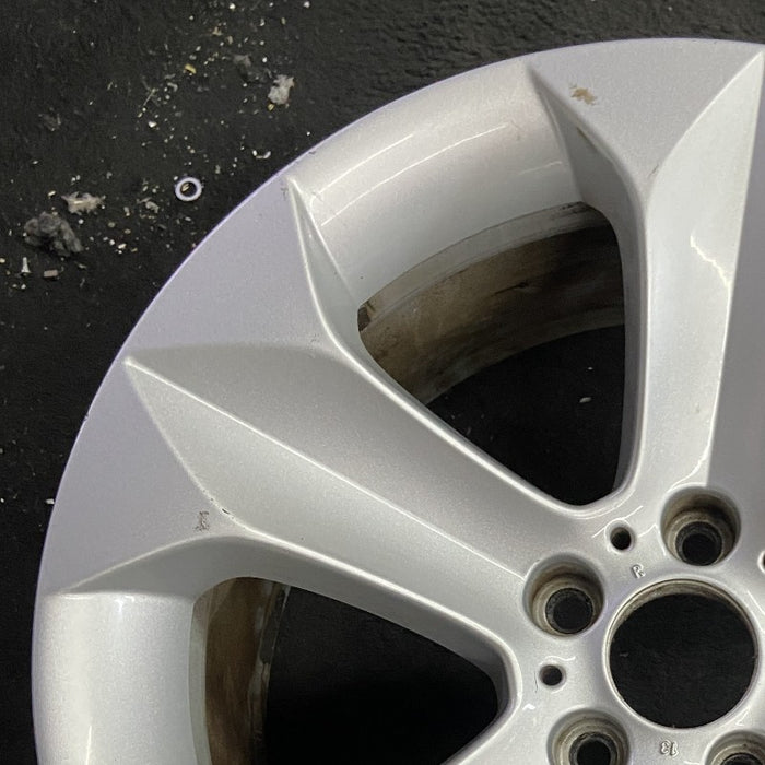 19" BMW X6 08-09 19x9 , rear , , wide groove spoke Original OEM Wheel Rim - Side Profile