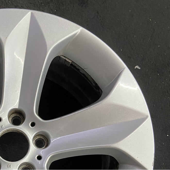 19" BMW X6 08-09 19x9 , rear , , wide groove spoke Original OEM Wheel Rim - Close-Up Detail