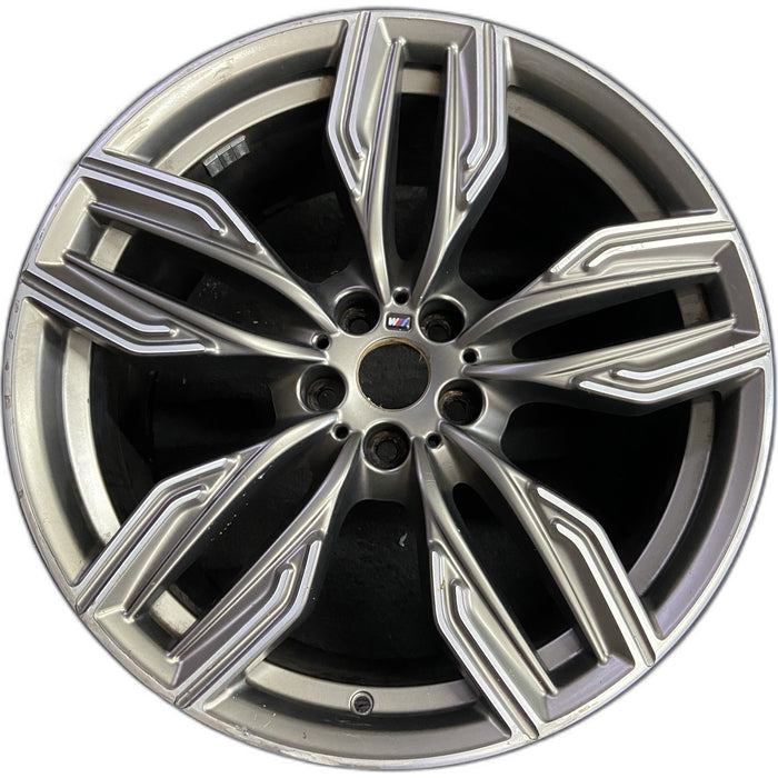 20" BMW 740e 18-19 20x10, 10 spoke, Original OEM Wheel Rim - Front View