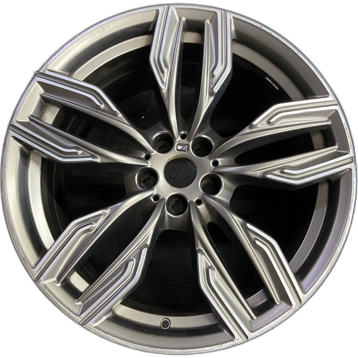 20" BMW 740e 18-19 20x10, 10 spoke, Original OEM Wheel Rim - Front View