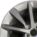 20" MDX 25 20x9 alloy 10 spoke single spoke dark gray Original OEM Wheel Rim - Angle View