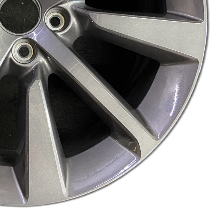 20" MDX 25 20x9 alloy 10 spoke single spoke dark gray Original OEM Wheel Rim - Close-Up Detail