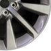 20" MDX 25 20x9 alloy 10 spoke single spoke dark gray Original OEM Wheel Rim - Close-Up Detail