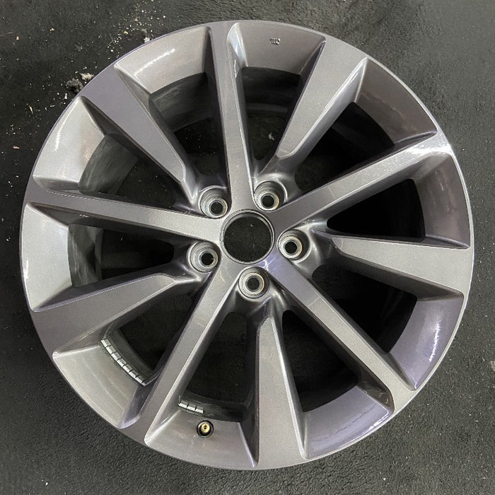 20" MDX 25 20x9 alloy 10 spoke single spoke dark gray Original OEM Wheel Rim - Additional View