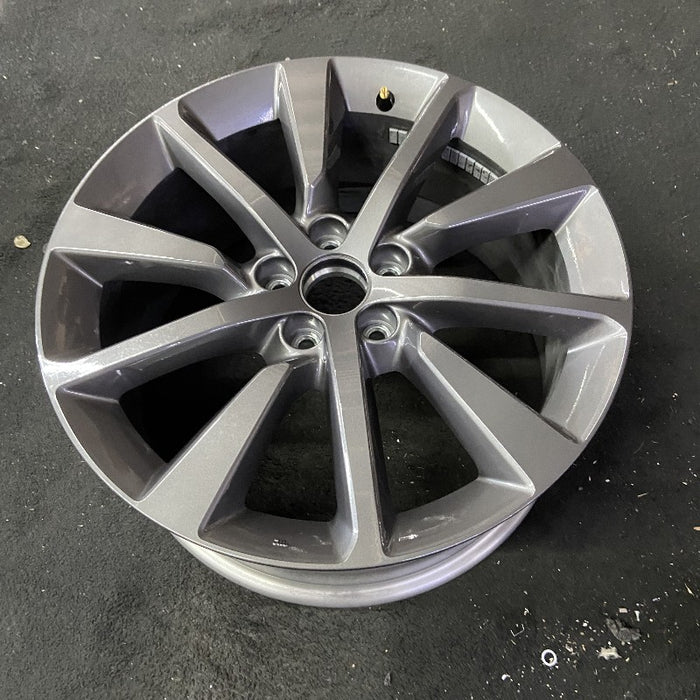 20" MDX 25 20x9 alloy 10 spoke single spoke dark gray Original OEM Wheel Rim - View 8