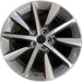20" MDX 25 20x9 alloy 10 spoke single spoke machined dark gray Original OEM - Front View