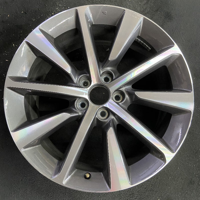 20" MDX 25 20x9 alloy 10 spoke single spoke machined dark gray Original OEM - Additional View