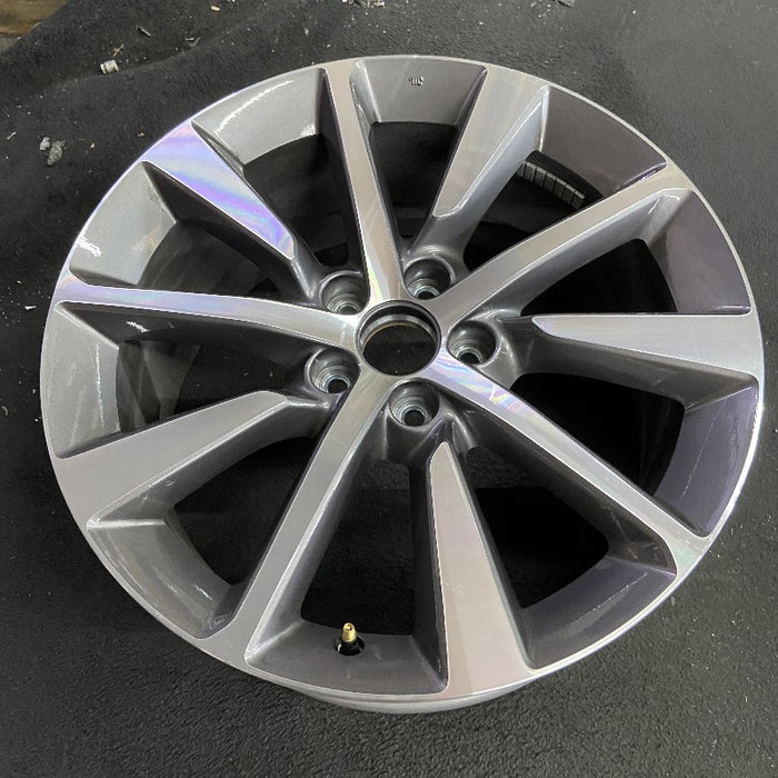 20" MDX 25 20x9 alloy 10 spoke single spoke machined dark gray Original OEM - View 7