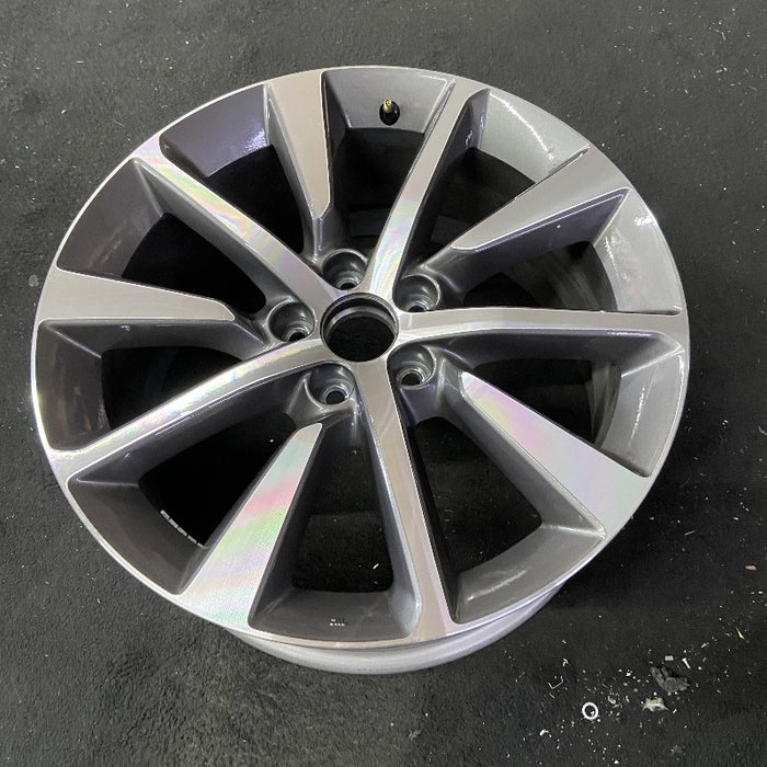 20" MDX 25 20x9 alloy 10 spoke single spoke machined dark gray Original OEM - View 8