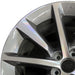 20" MDX 25 20x9 alloy 10 spoke single spoke machined dark gray Original OEM - Angle View