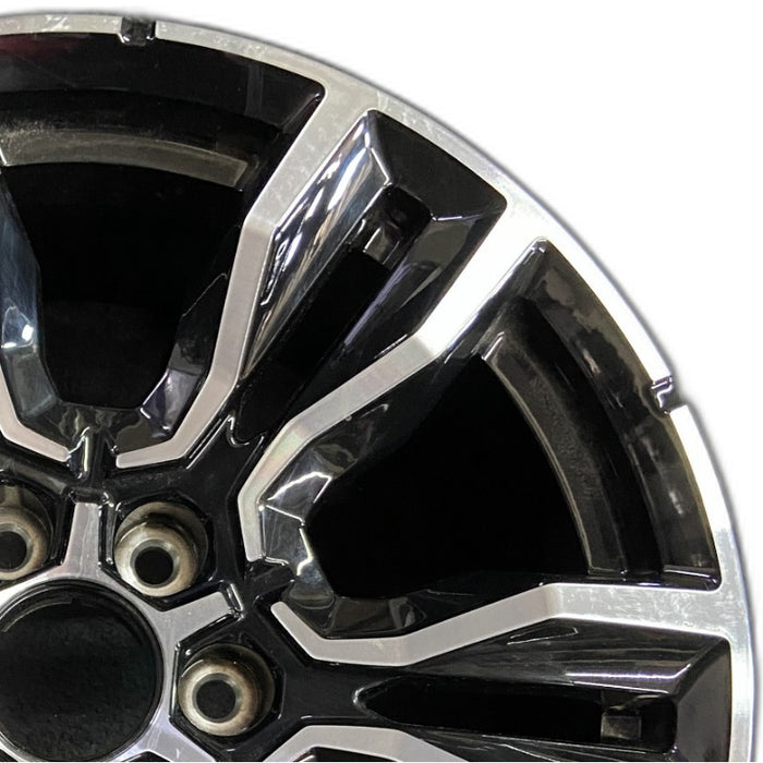20" COLORADO 25 20x9 6 spoke open spoke opt SNU Original OEM Wheel Rim - Side Profile