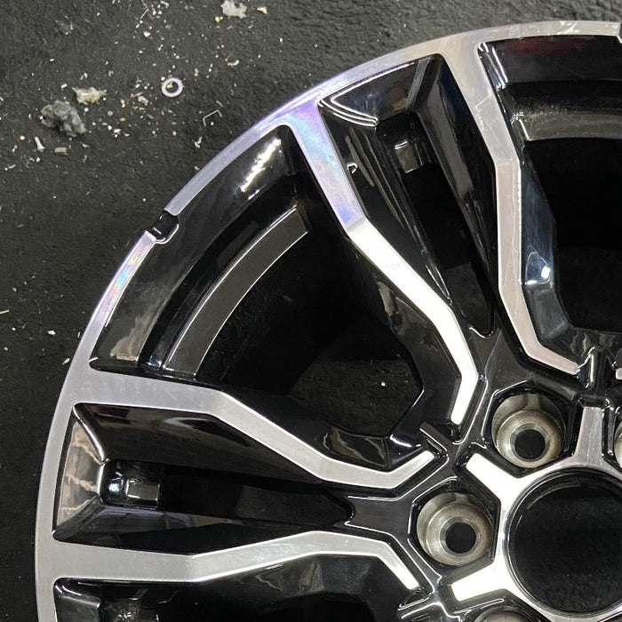20" COLORADO 25 20x9 6 spoke open spoke opt SNU Original OEM Wheel Rim - Side Profile