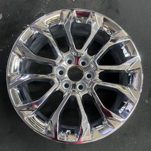22" SIERRA 1500 PICKUP 23 22x9 raised spoke 12 spoke chrome opt SSI Original - Front View