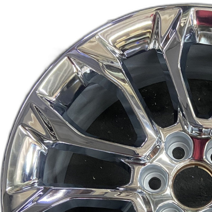 22" SIERRA 1500 PICKUP 23 22x9 raised spoke 12 spoke chrome opt SSI Original - Angle View