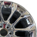 22" SIERRA 1500 PICKUP 23 22x9 raised spoke 12 spoke chrome opt SSI Original - Side Profile
