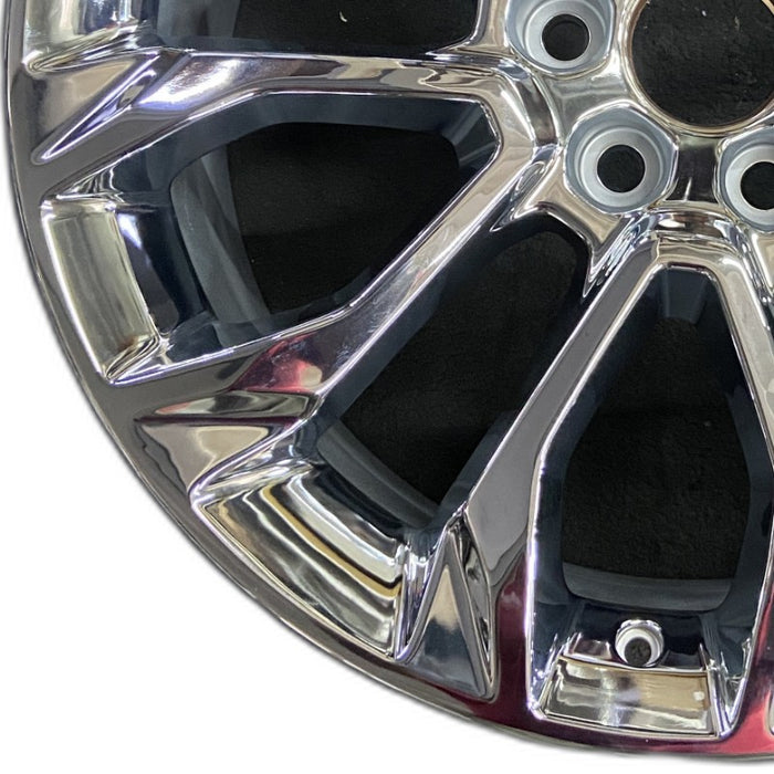 22" SIERRA 1500 PICKUP 23 22x9 raised spoke 12 spoke chrome opt SSI Original - Back View