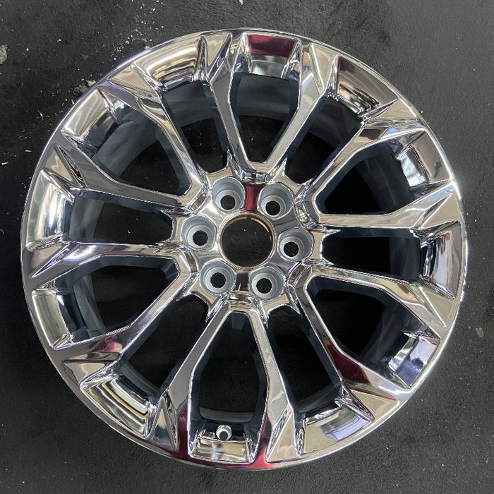 22" SIERRA 1500 PICKUP 23 22x9 raised spoke 12 spoke chrome opt SSI Original - Additional View