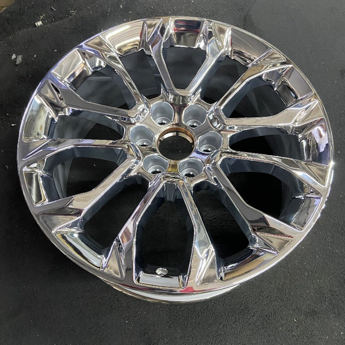 22" SIERRA 1500 PICKUP 23 22x9 raised spoke 12 spoke chrome opt SSI Original - View 7