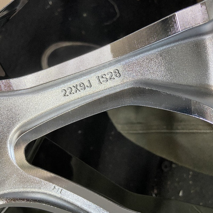 22" SIERRA 1500 PICKUP 23 22x9 raised spoke 12 spoke chrome opt SSI Original - View 9