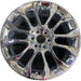 22" SIERRA 1500 PICKUP 23 22x9, raised spoke, 12 spoke, chrome Original OEM - Front View
