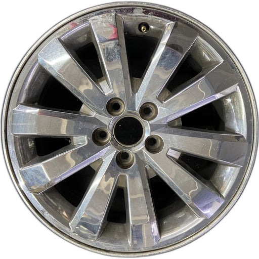 18" EDGE 07 18x7.5 , 10 spoke, chrome clad Original OEM Wheel Rim - Front View