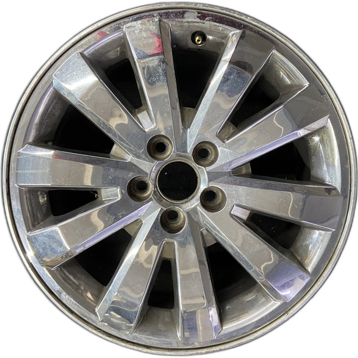 18" EDGE 07 18x7.5 , 10 spoke, chrome clad Original OEM Wheel Rim - Front View