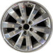 18" EDGE 07 18x7.5 , 10 spoke, chrome clad Original OEM Wheel Rim - Front View
