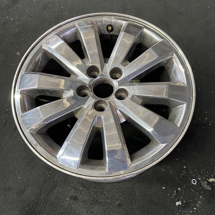 18" EDGE 07 18x7.5 , 10 spoke, chrome clad Original OEM Wheel Rim - Close-Up Detail