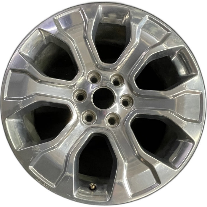 20" FORD F150 PICKUP 21-23 20x8.5 6 spoke polished Original OEM Wheel Rim - Front View